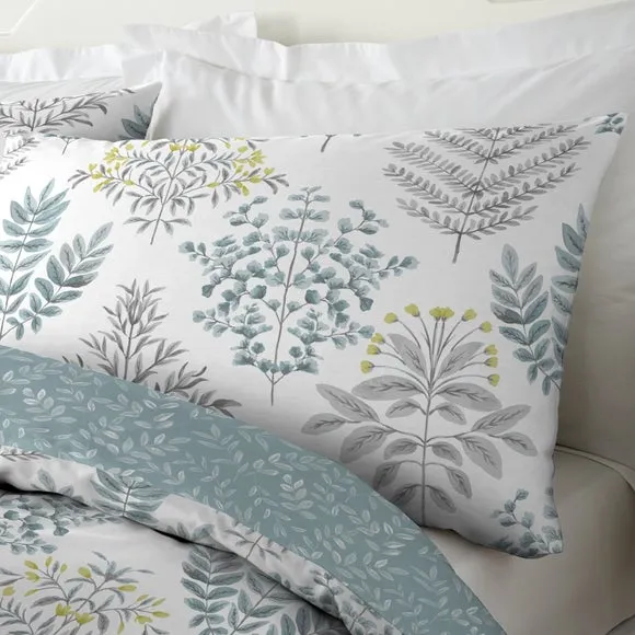 Emily Easy Care Duck Egg Duvet Cover and Pillowcase Set 3