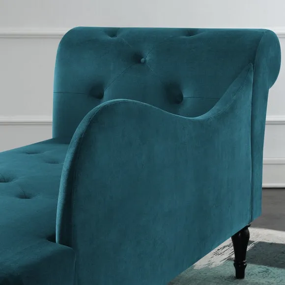 Wisteria Velvet Chaise Lounge 4