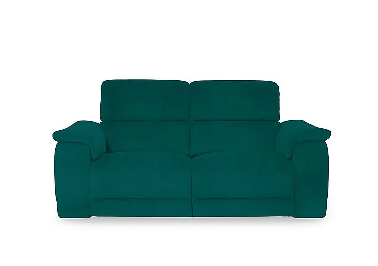 Genius Fabric 3 Seater Power Recliner Sofa with Power Headrests - Opulence Teal