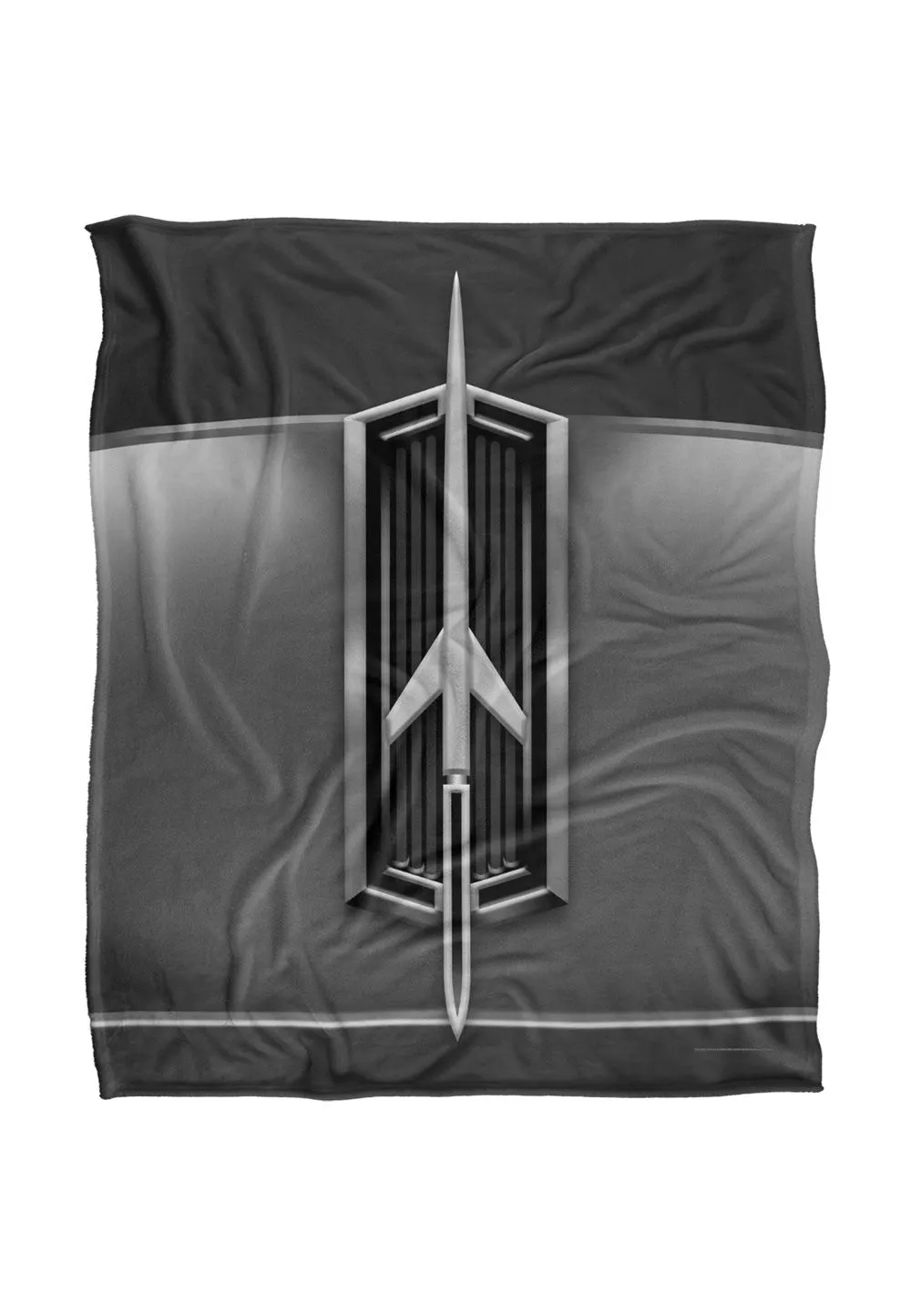 General Motors Oldsmobile 1964 Hood Emblem Silky Touch Super Soft Throw Blanket 152 X 127 cm in White