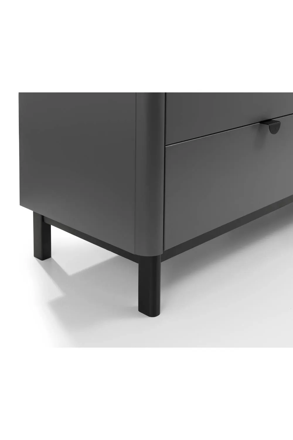Julian Bowen Chlo 6 Drawer Wide Chest in Dark Grey 6