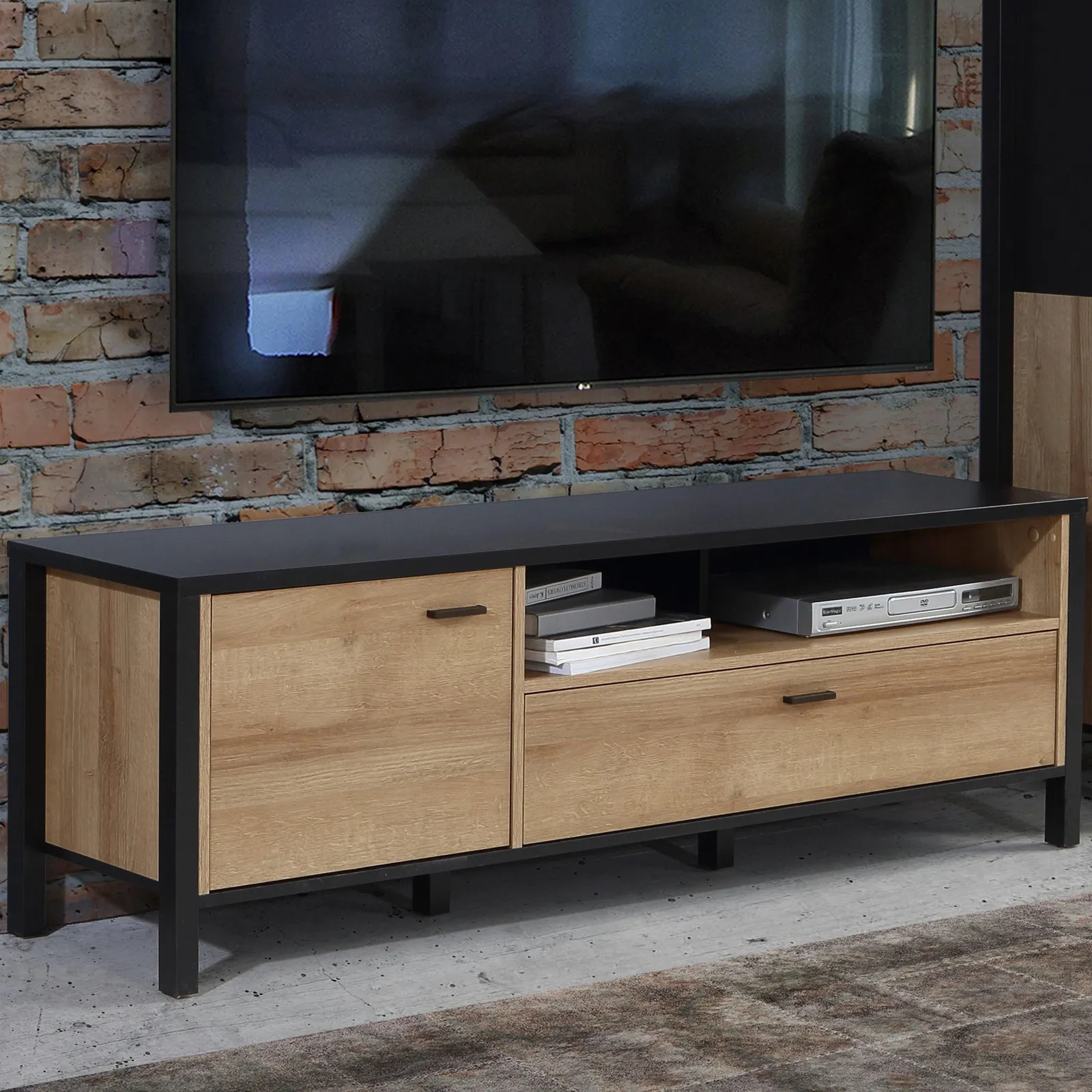 Furniture To Go High Rock TV Unit in Black 6
