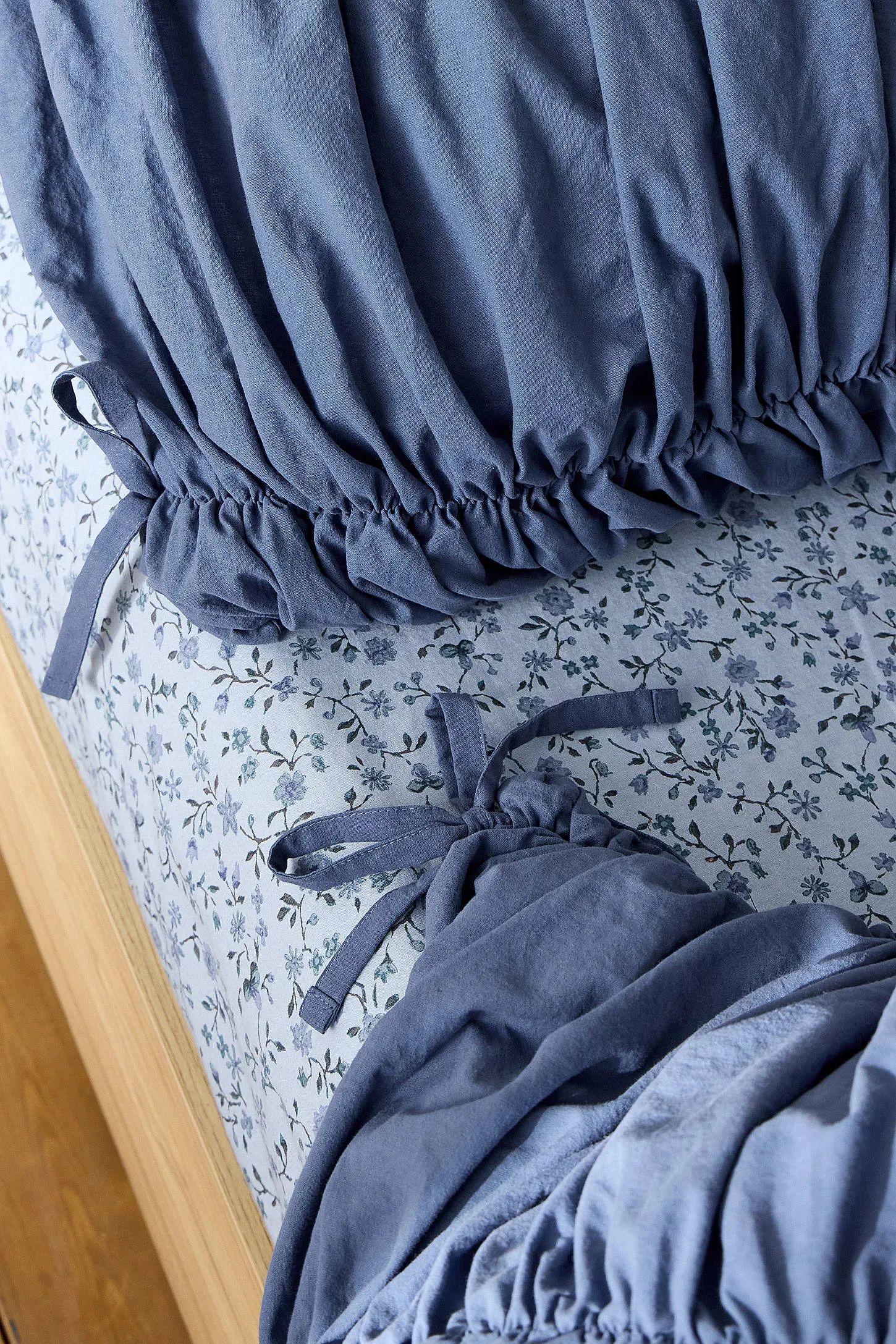 Cinched Duvet Set - Blue 4
