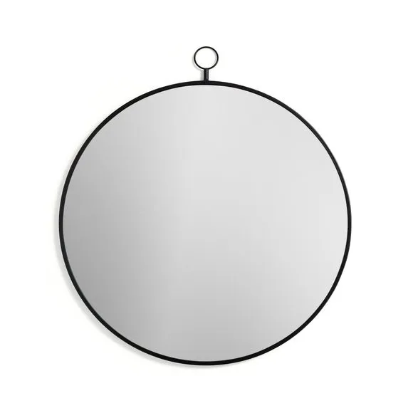 Loop Top Round Wall Mirror 3