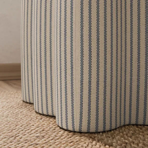 Wavie Tiny Stripe Storage Footstool 5