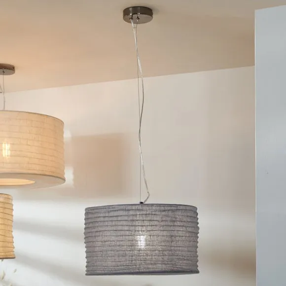 Patpong Jute Easy Fit Pendant Shade 1