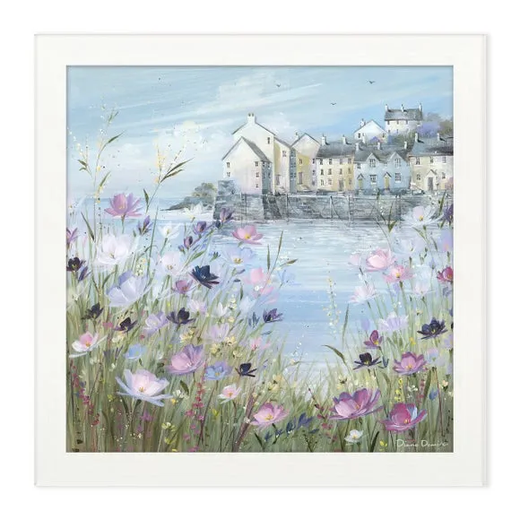 Harbour In Bloom Framed Print 2