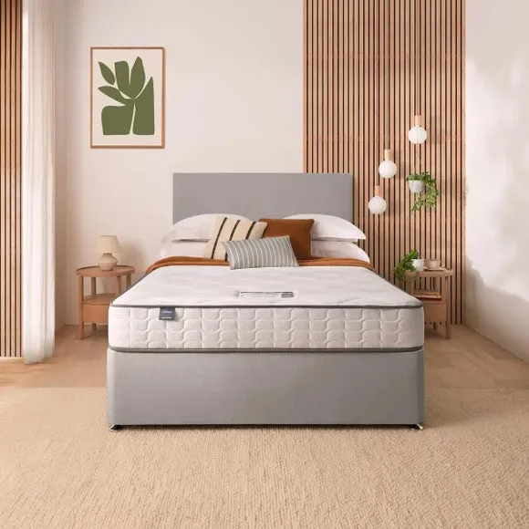 Silentnight Divan Bed With Fabric Paris Headboard and 800 Pocket Sprung Mattress 2