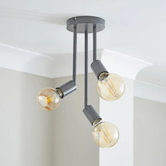 Koppla 3 Light Semi Flush Ceiling Light 2