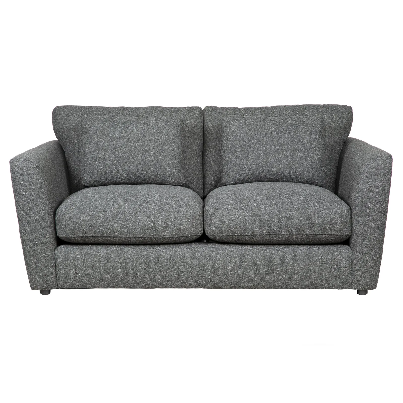 Esther Fleck Fabric 2 Seater Sofa Charcoal