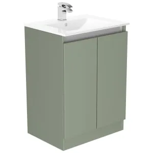Newland Sage Green Basin Floorstanding Unit - 600mm