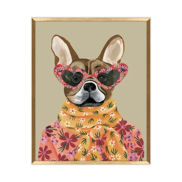 Artko Fabulous Frenchie by Yvette St Amant Framed Print 3