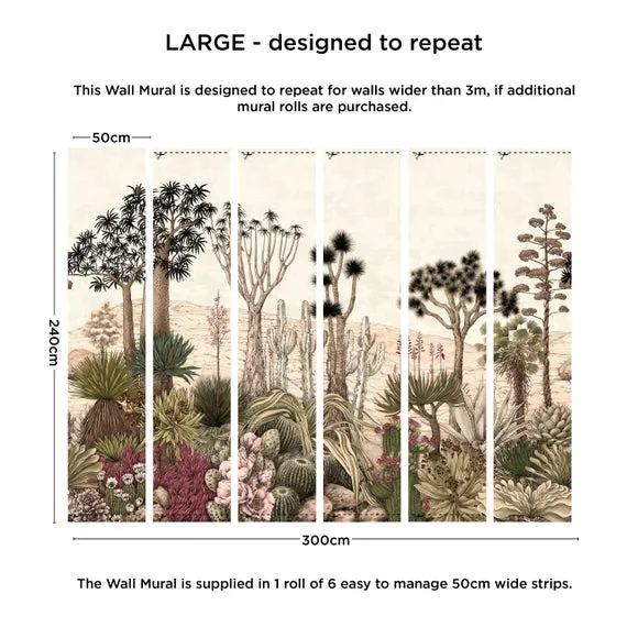 Desert Garden Wall Mural 4
