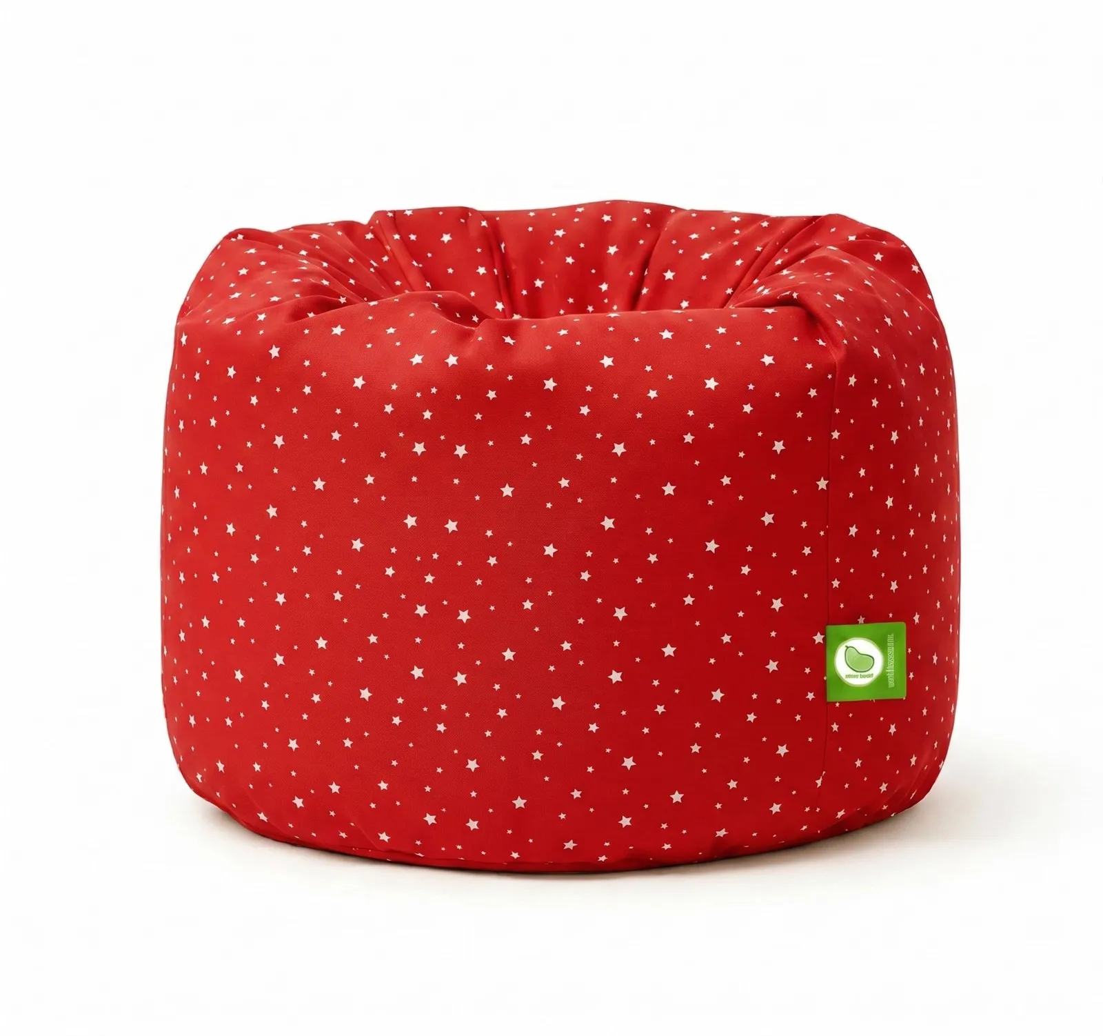 Bean Lazy Cotton Red Stars Bean Bag Large Size