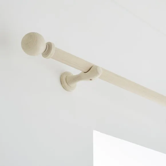 Ashton Wood Curtain Pole
