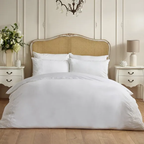 Dorma Coleton Broderie 100% Cotton Duvet Cover & Pillowcase Set 1