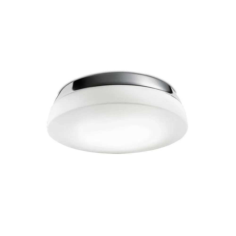 Netlighting Dec 2 Light Bathroom Wall Light Chrome E27 in Grey