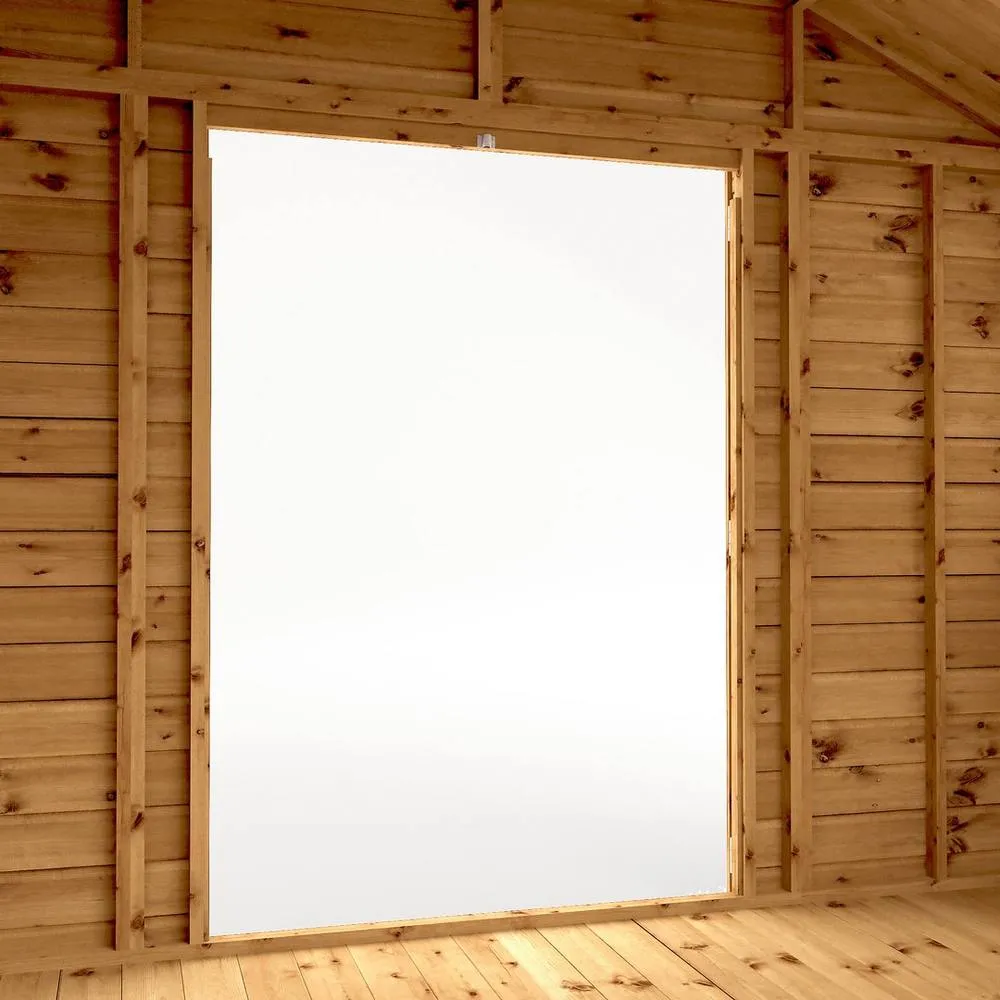 Mercia 10 x 10 Ft Premium Shiplap Apex Workshop - L308.2 x W322.7 x H252.4 cm in Brown 6