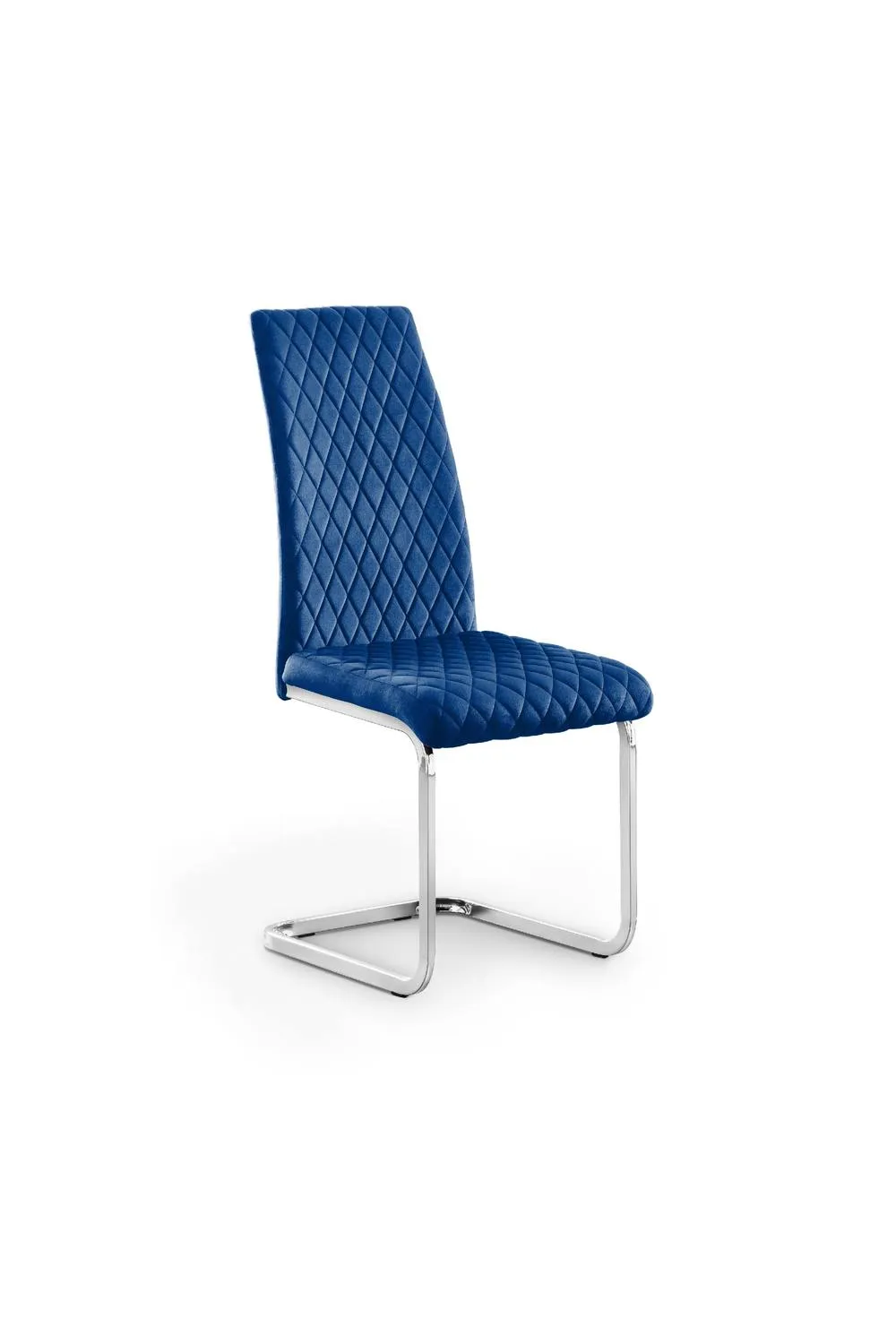 Julian Bowen Calabria Upholstered Dining Chair (Set of 4) in Blue 5