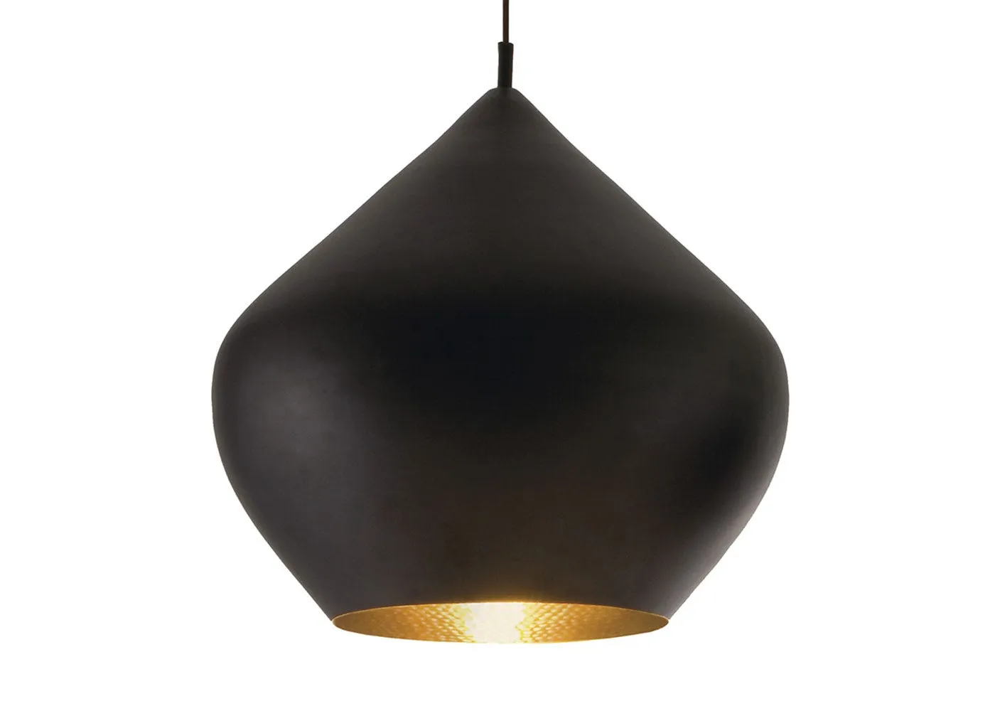 Heal's Beat LED Stout Pendant Light Black