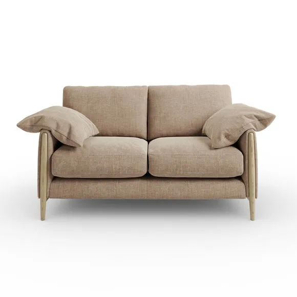 Hector Tonal Plush Chenille 2 Seater Sofa 6