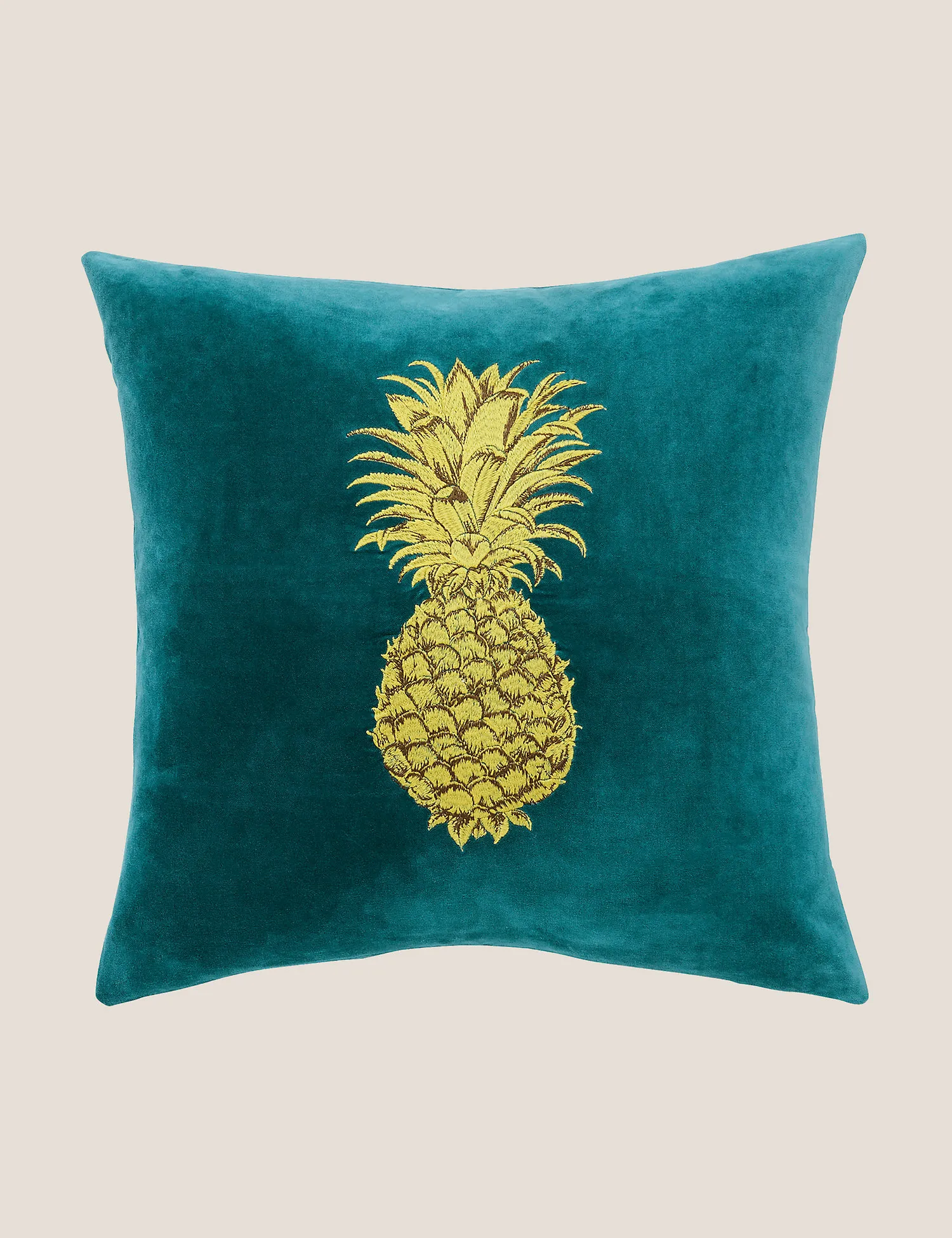 M&S Sanderson Velvet Paradesia Embroidered Cushion