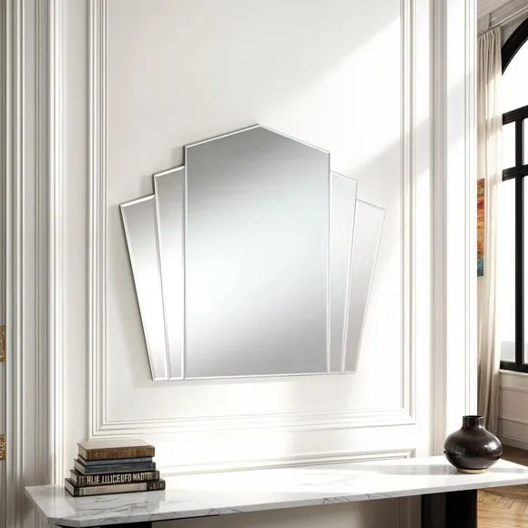 Yearn Art Deco Fan Wall Mirror