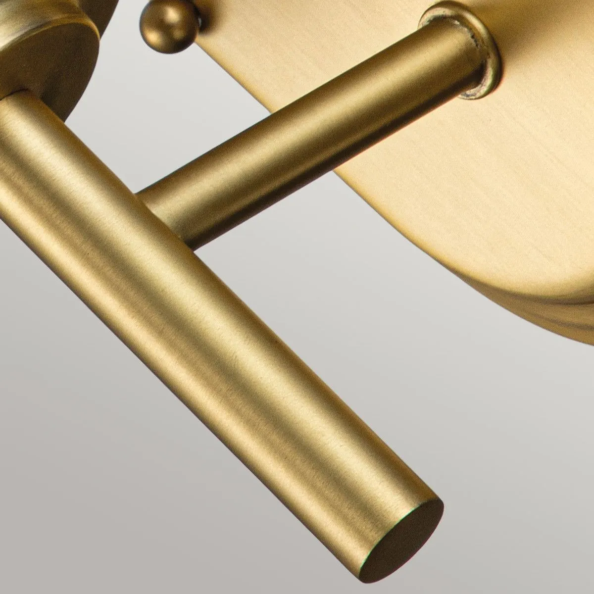 Netlighting Feiss Malibu Wall Lamp Brushed Brass IP44 in Yellow 4