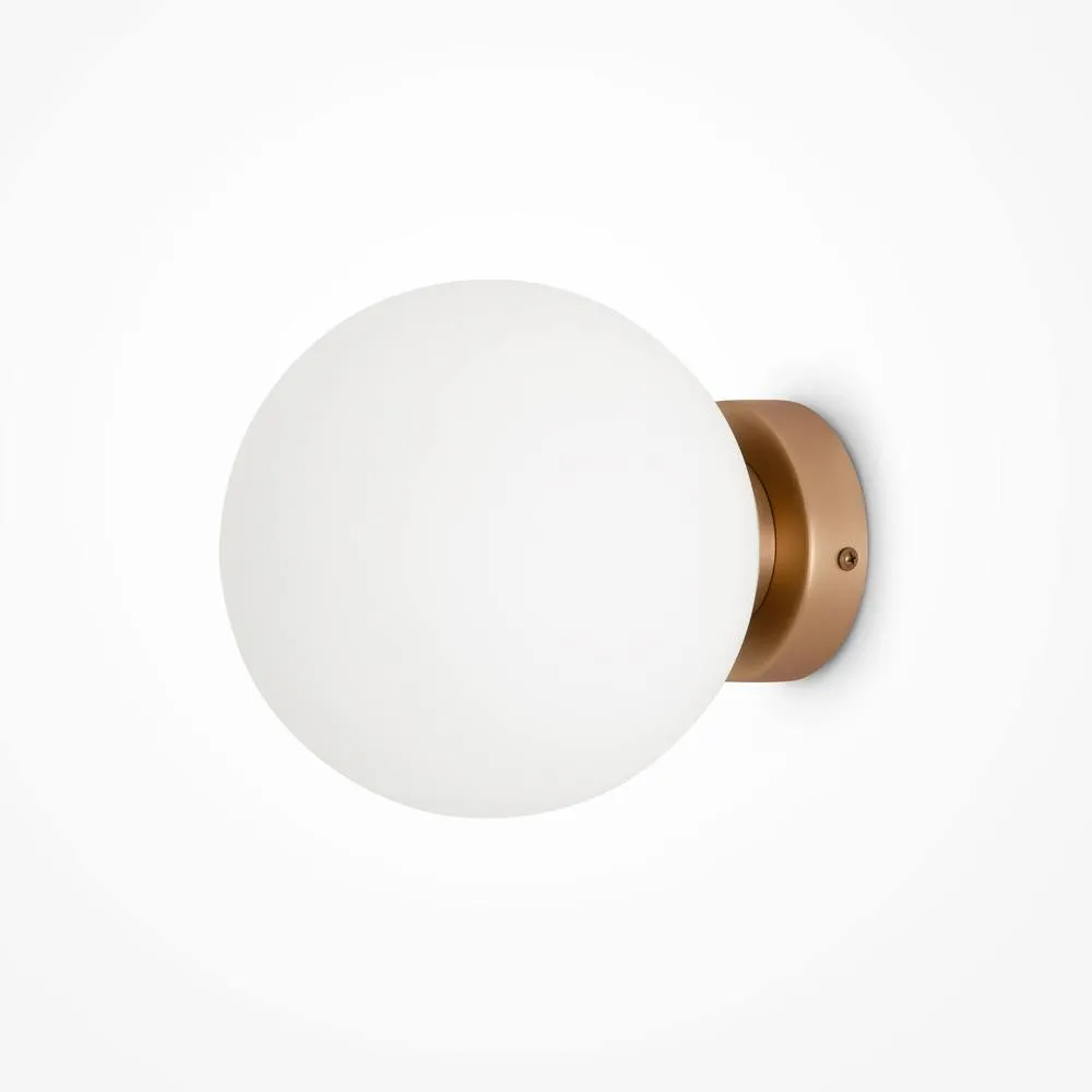 Netlighting Maytoni Basic Form Medium Modern Wall Lamp Gold E14