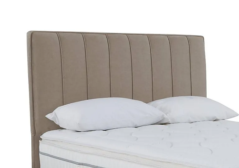 Daniel Floor Standing Headboard - Single - Joshua Latte