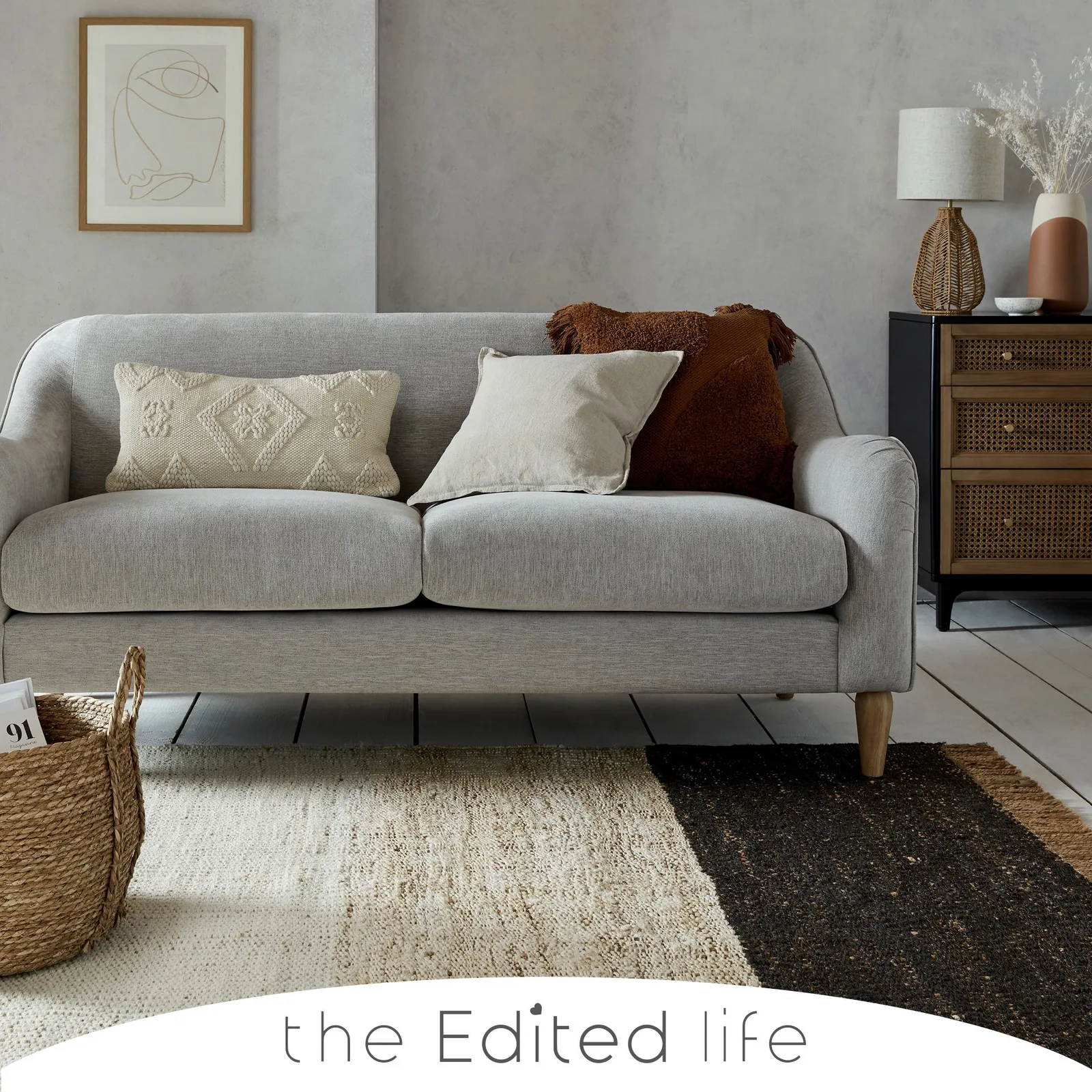 Jute Ombre Rug Yellow