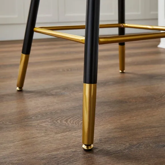 Vivian Counter Height Bar Stool, Velvet 3