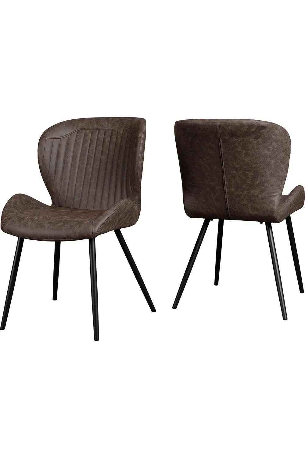 Seconique Hamilton Medium Dining Set with Quebec Chairs in Brown 4