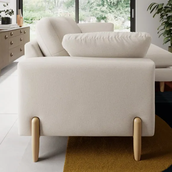 Apollo Soft Texture Corner Chaise Sofa 2