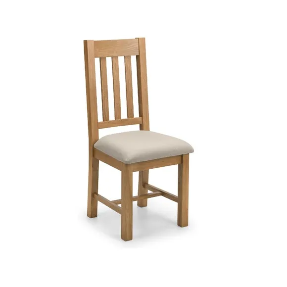 Return - Hereford Set of 2 Dining Chairs, Taupe Faux Linen 3