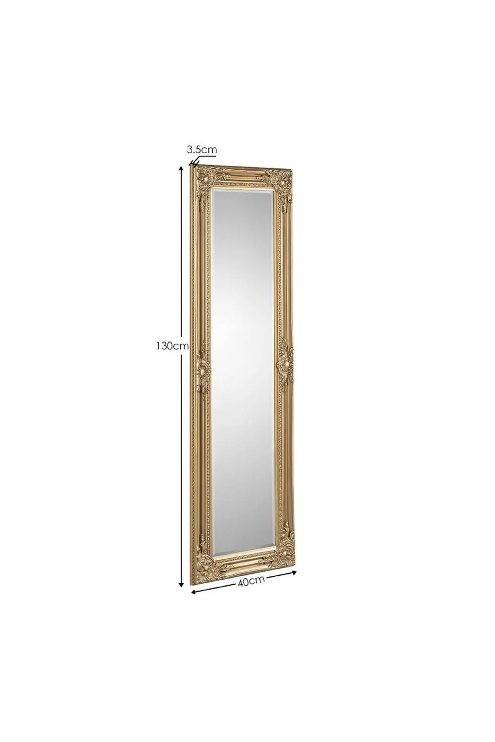 Julian Bowen Palais Dressing Mirror in Gold 4