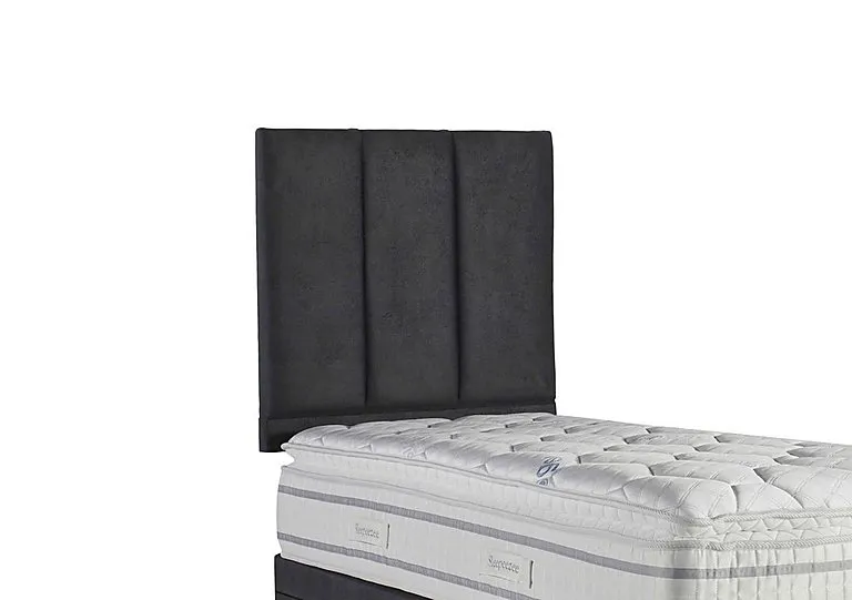 Spire Strutted Headboard - Single - Daytona Coal