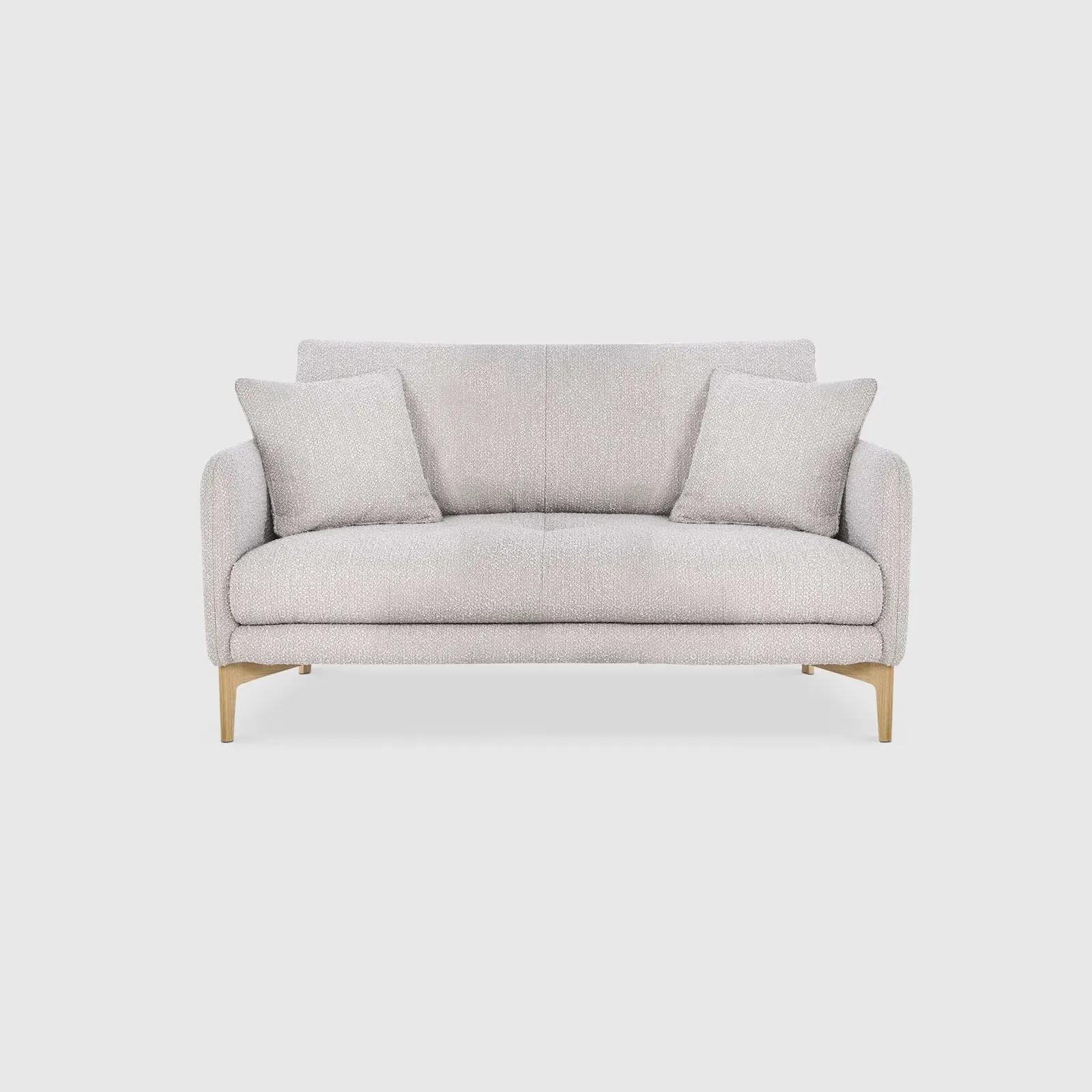 Ercol Aosta Small Sofa, Neutral Fabric | Barker & Stonehouse