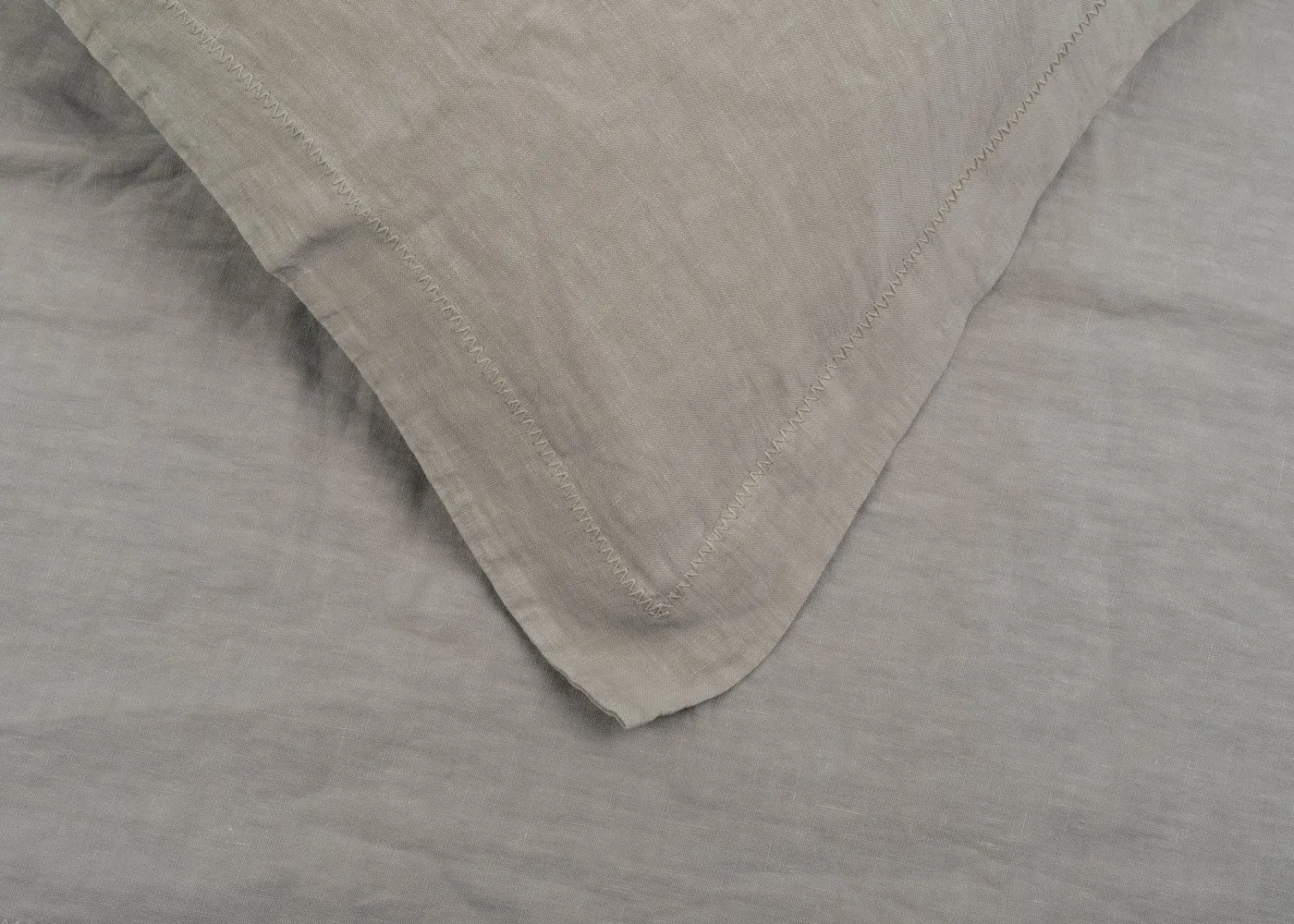 Heal's Washed Linen Natural Duvet Cover King