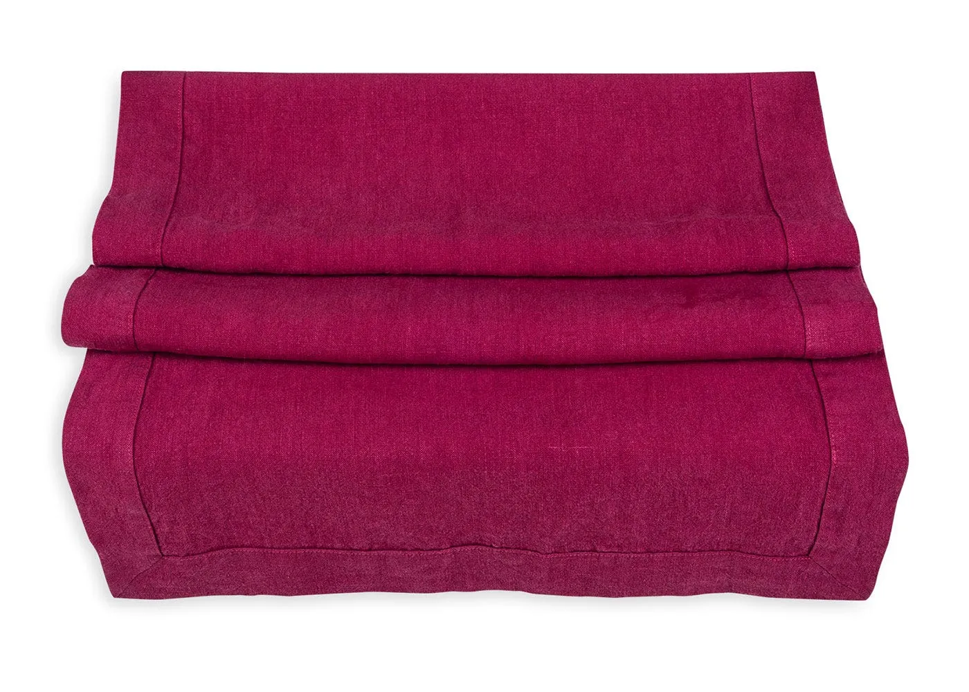 Heal's Linen Runner Wine Red