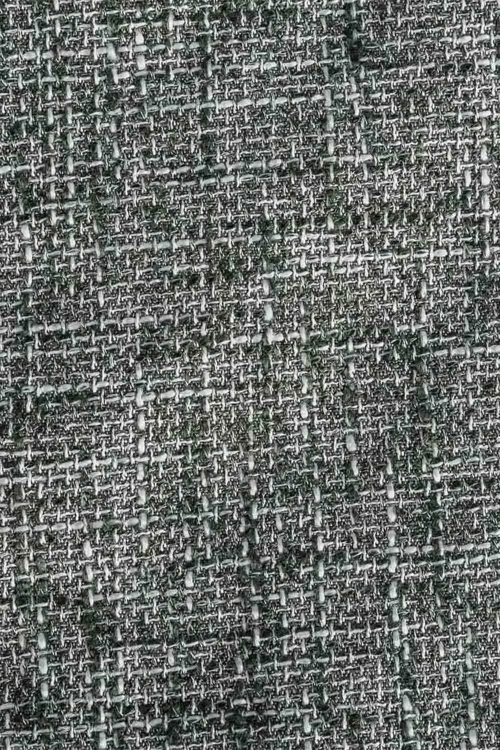 Homescapes Heavy Boucle Textured Blackout Lined Eyelet Curtain Pair in Dark Grey 2
