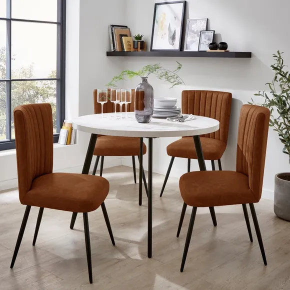 Taylor Dining Chair, Faux Leather 2