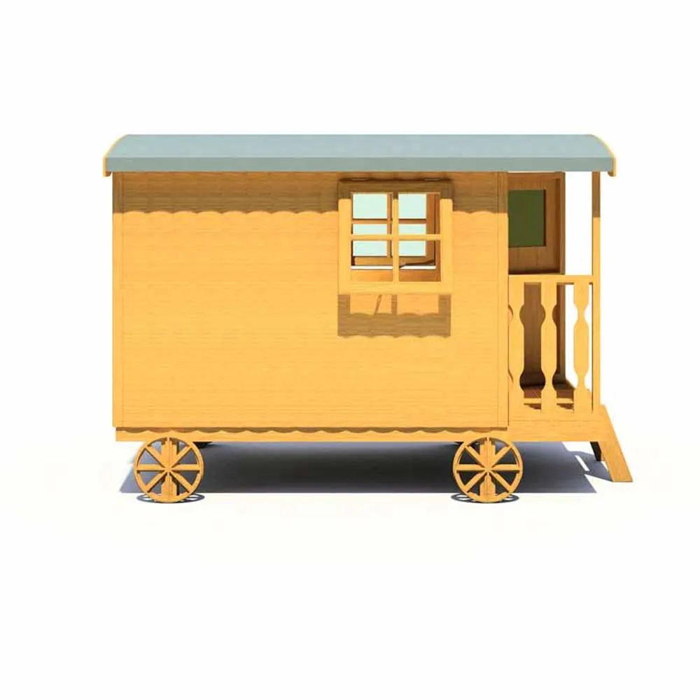 Shires Caboose Little House - L146 x W228.6 x H170 cm in Light Brown