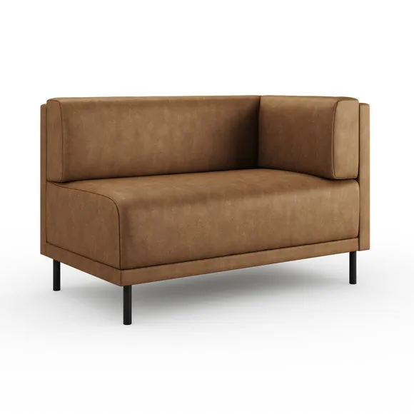 Mae Corner Dining Bench, Faux Leather 6