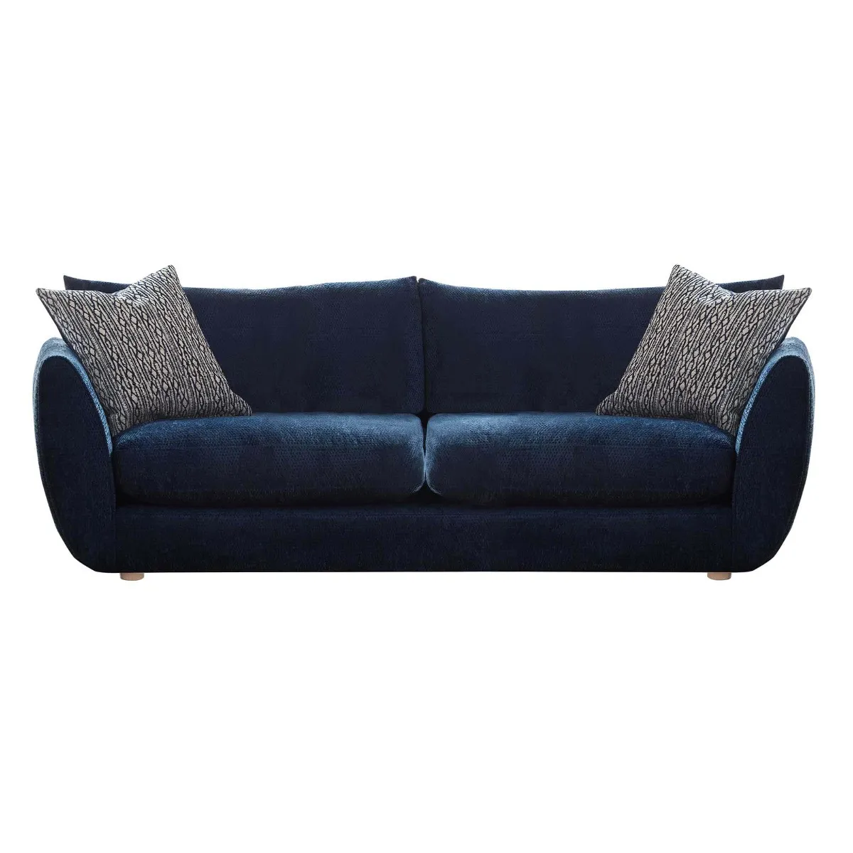 Big Blue Extra Large Fabric Sofa/Couch - Sustainably Made From 100% Recyclable Materials - W231 x D103 x H84cm - Barker & Stonehouse