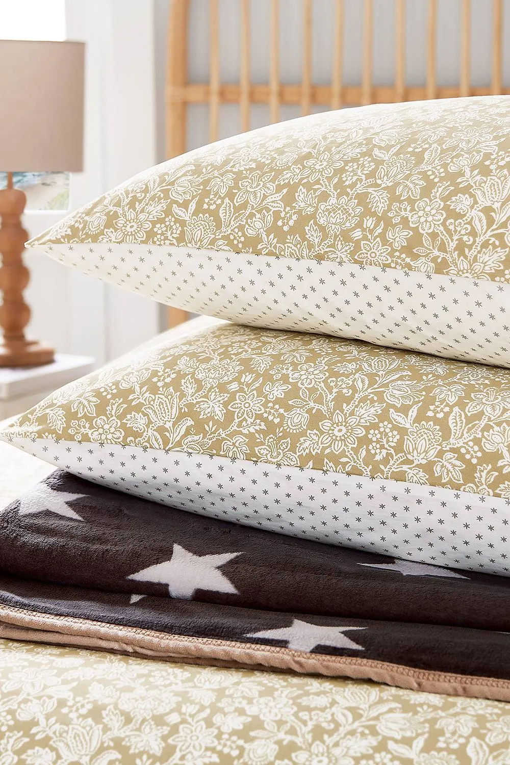 Helena Springfield 'Elmont' Cotton Duvet Cover Set in Amber 4