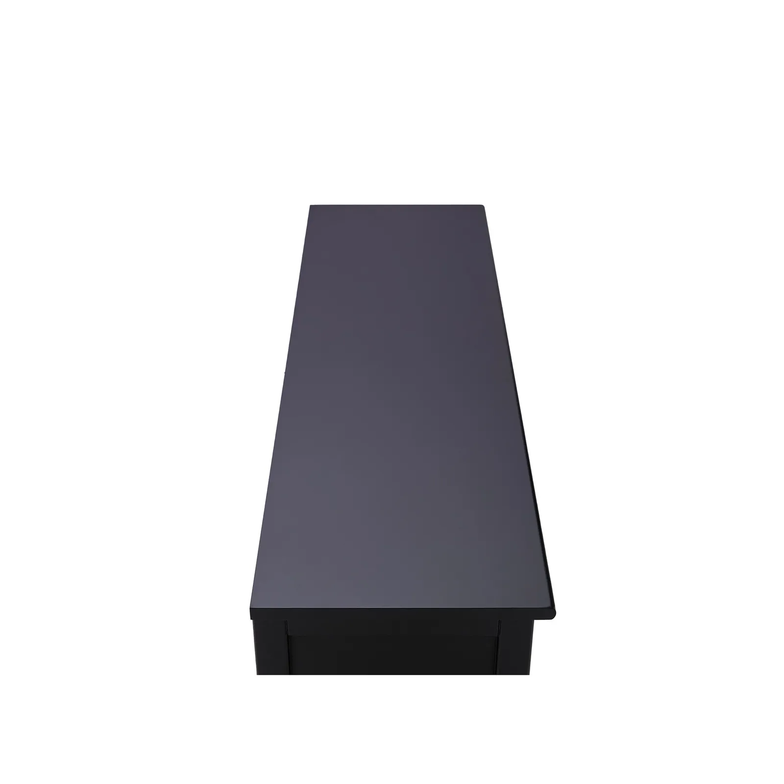 Cabinet Bits Palazzi 2 Door TV Unit H45 W120 D35cm in Black 4