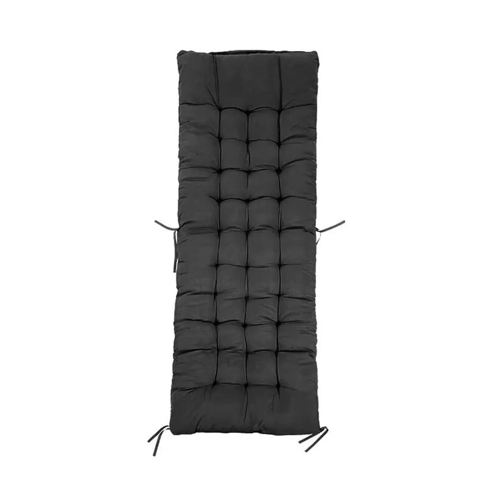 Kelvenix Replacement Outdoor Seat Cushion with Thick Padding - Black