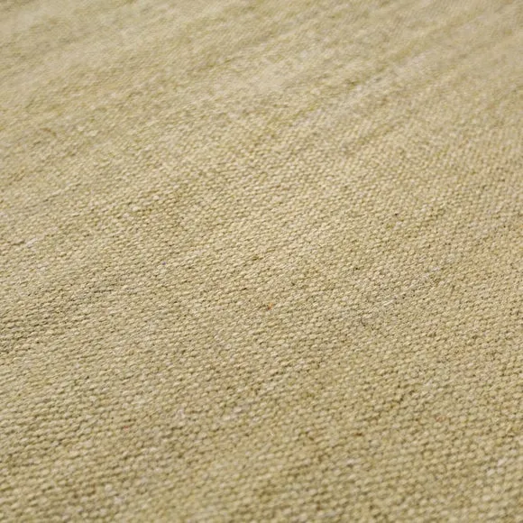 Wool Flatweave Fringed Rug 2
