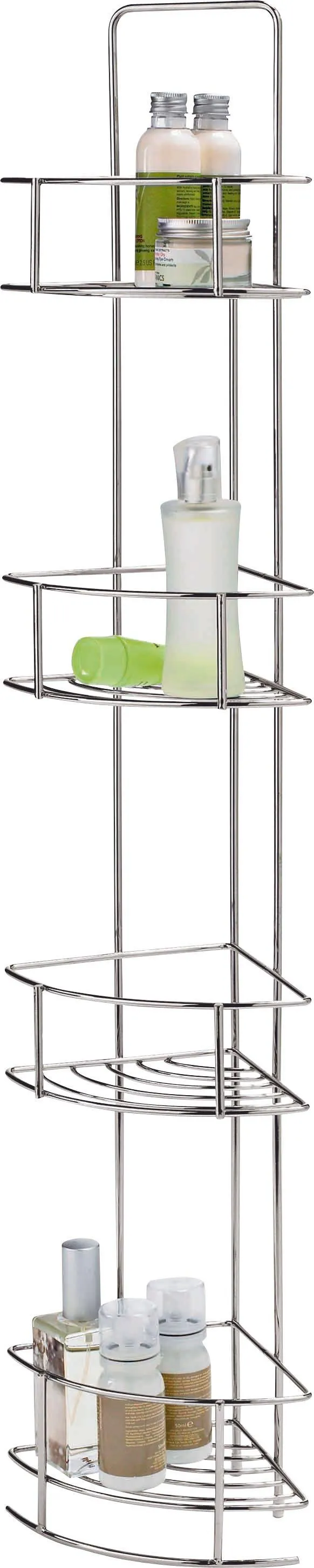 Argos Home 4 Tier Wire Corner Unit - Chrome